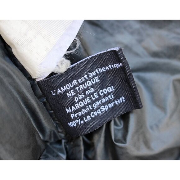 Le Coq Sportif - Men's 600FP Down Puffer Jacket with Removable Hood, Sml runs L - Picture 9 of 9